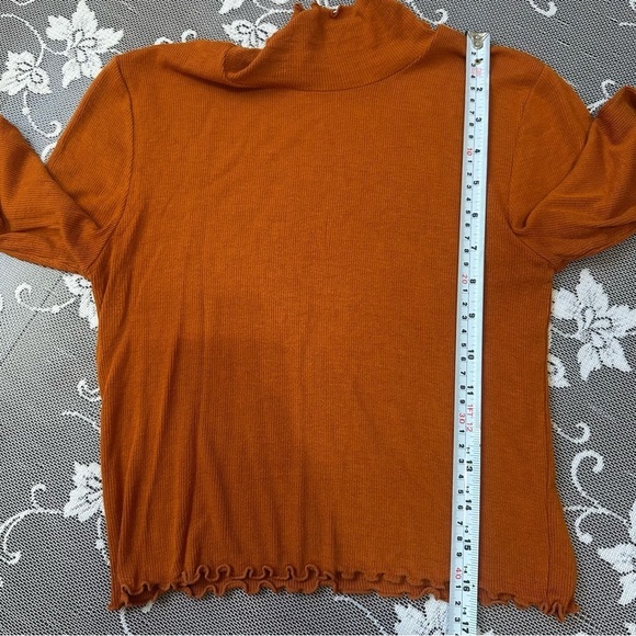 Aritzia Wilfred Haiku Mockneck Long Sleeve Top Sz Small - Picture 8 of 9